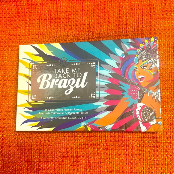 Authentic Take Me Back To Brazil 35 Color Pressed Pigment Palette - Picture 1 of 11